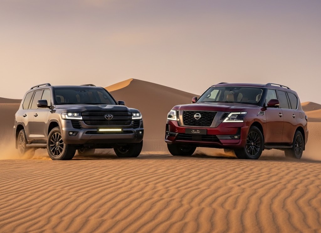 مقایسه-تویوتا-لندکروز-۳۰۰-GR-Sport-2026-با-نیسان-پاترول-Nismo-2026