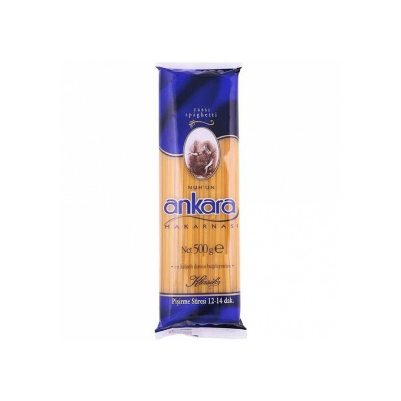 ماکارونی اسپاگتی ضخیم ۵۰۰ گرمی اصلی آنکارا Ankara